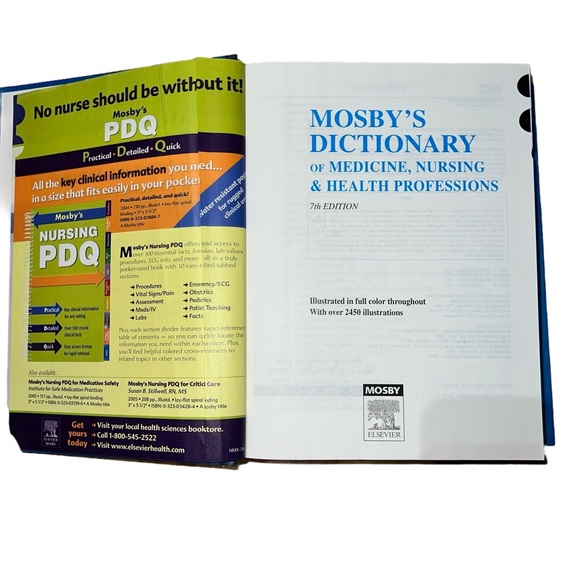 Mosby's Dictionary of Medicine, Nursing and Health Professions Hard Bound 7th Ed - Picture 3 of 11